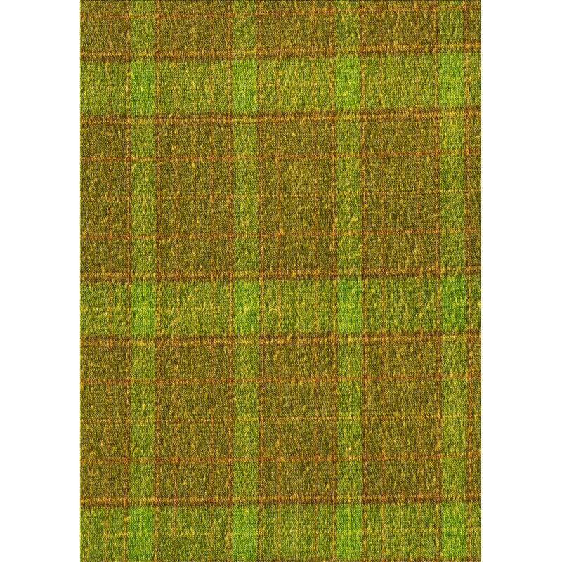 East Urban Home Ladd Plaid Wool Green Area Rug Wayfair